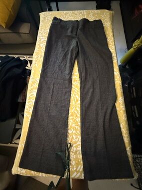 The Limited Gray Ribbed Knit Trousers